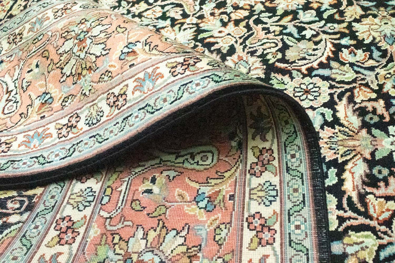 Seda da Caxemira Tapete 315x214cm - Tapete Oriental