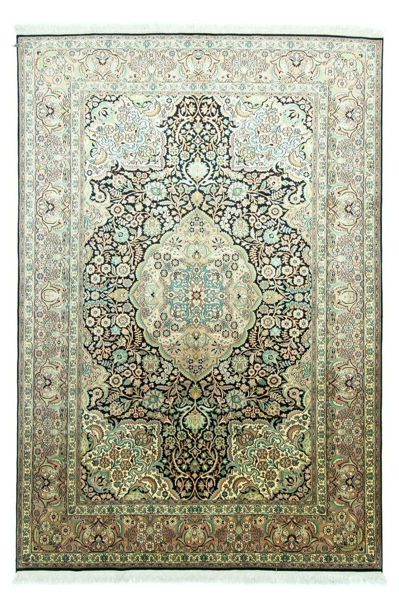 Seda da Caxemira Tapete 311x213cm - Tapete Oriental