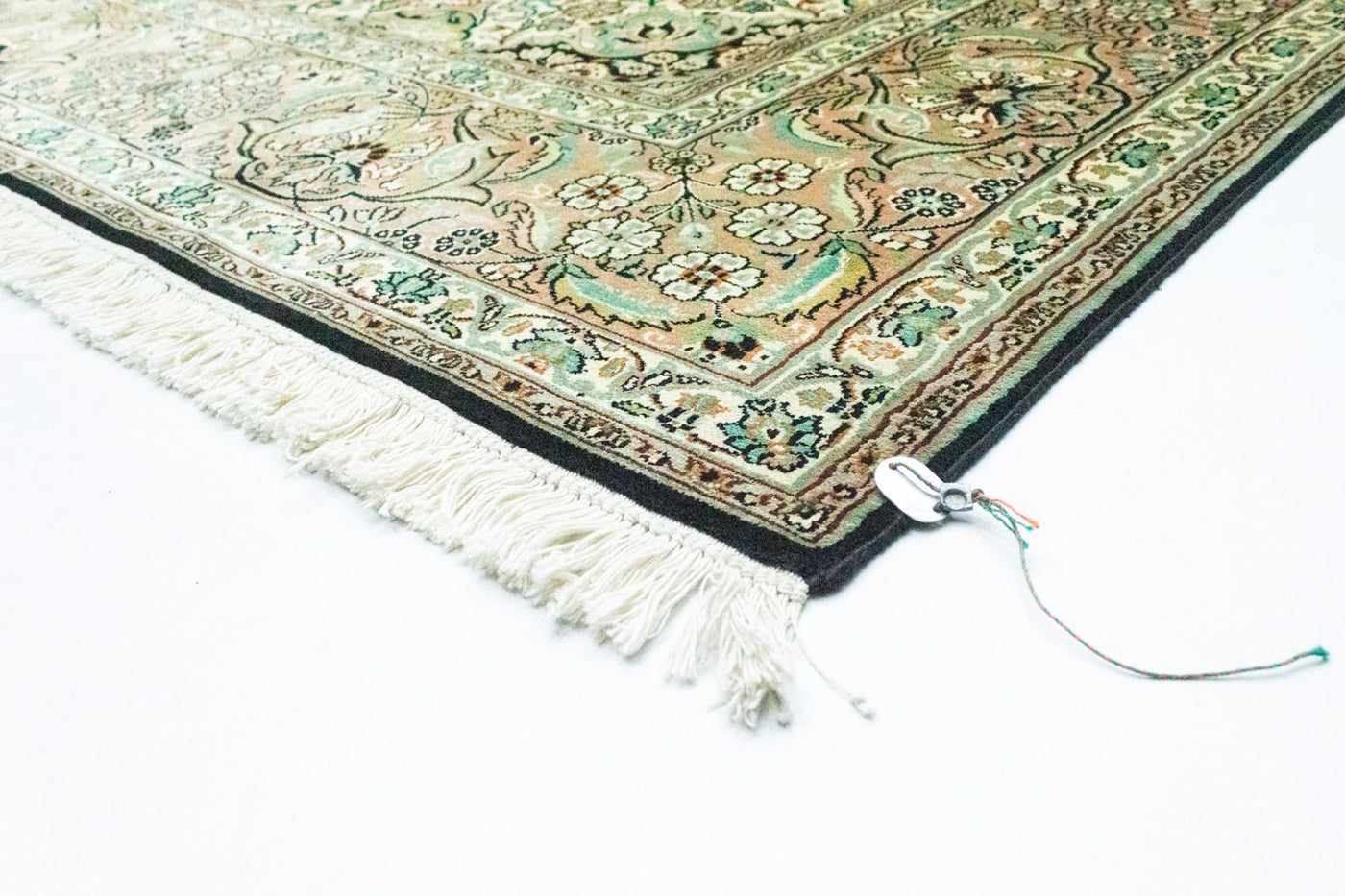 Seda da Caxemira Tapete 311x213cm - Tapete Oriental