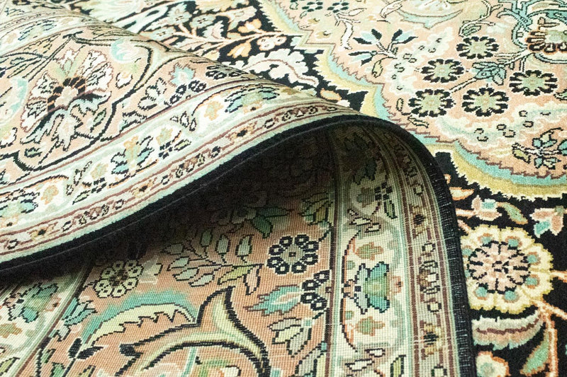 Seda da Caxemira Tapete 311x213cm - Tapete Oriental