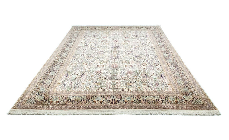 Seda da Caxemira Tapete 316x211cm - Tapete Oriental