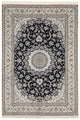 Tapete Persa - Nain - Royal - 356 x 248 cm - azul escuro
