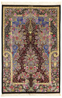Qom seda Tapete 197x128cm - Tapete persa – product image