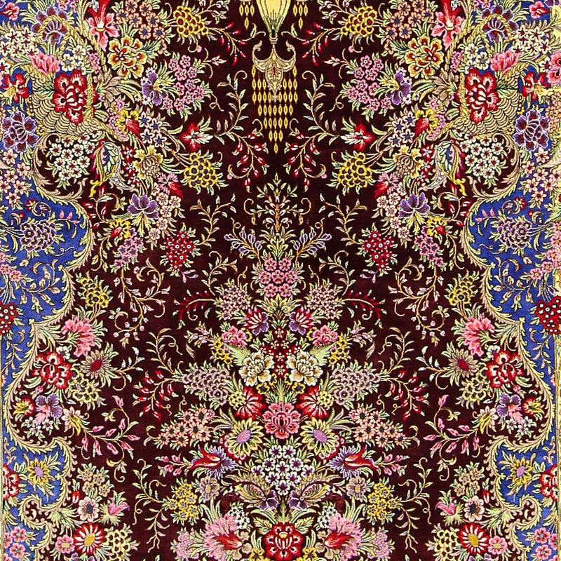 Qom seda Tapete 197x128cm - Tapete persa