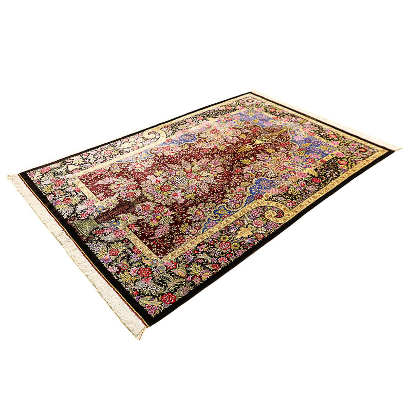 Qom seda Tapete 197x128cm - Tapete persa