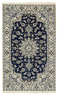Tapete Persa - Nain - 203 x 120 cm - azul escuro – product image