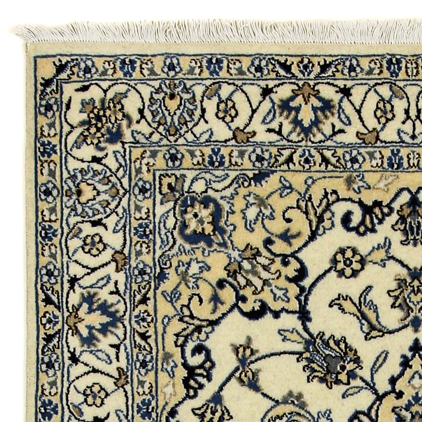 Tapete Persa - Nain - 203 x 125 cm - bege