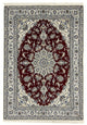 Tapete Persa - Nain - 238 x 165 cm - vermelho escuro