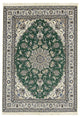 Tapete Persa - Nain - 237 x 168 cm - verde escuro