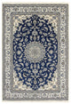 Tapete Persa - Nain - 290 x 198 cm - azul escuro