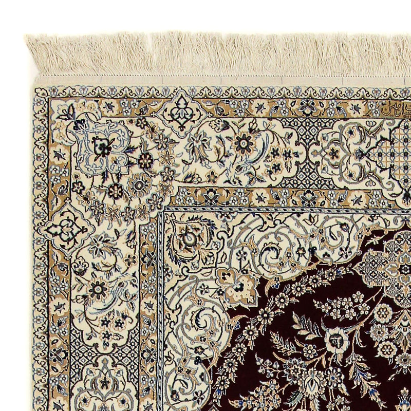 Tapete Persa - Nain - Premium - 245 x 151 cm - azul escuro