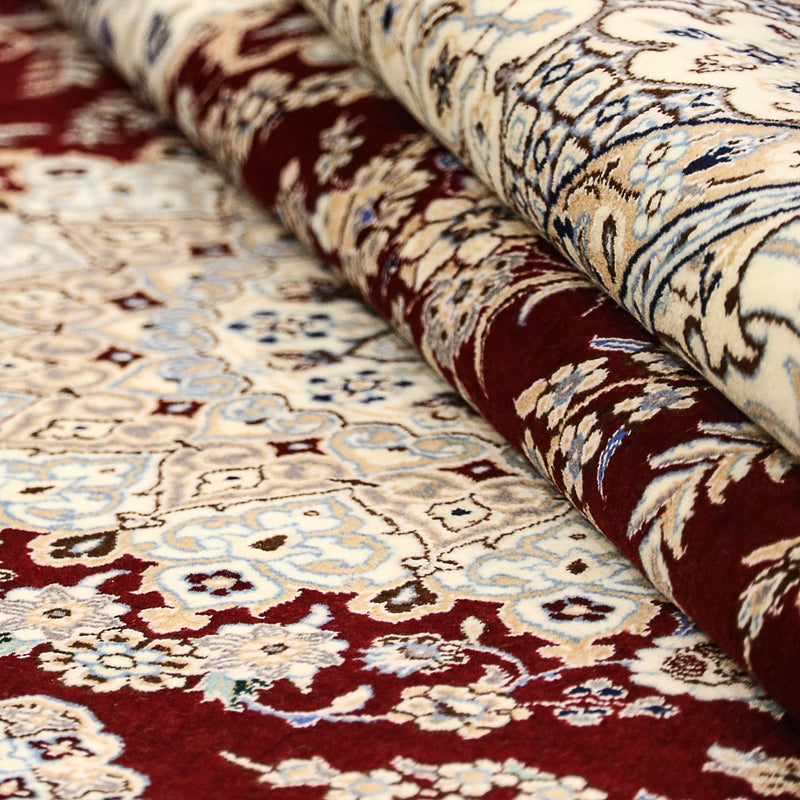 Tapete Persa - Nain - Premium - 245 x 151 cm - azul escuro