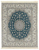 Tapete Persa - Nain - Premium - 244 x 200 cm - azul escuro