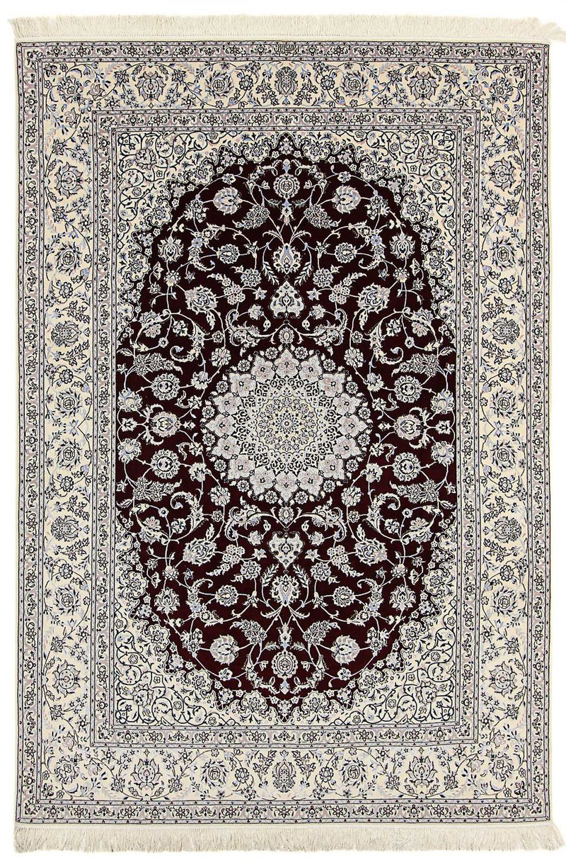 Tapete Persa - Nain - Premium - 298 x 201 cm - vermelho escuro