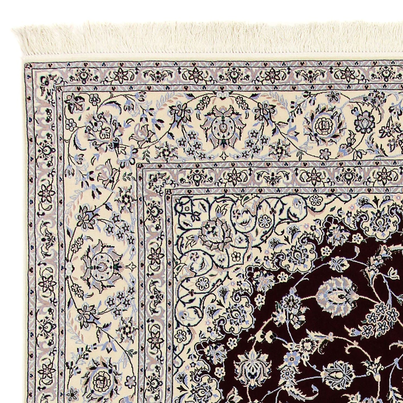 Tapete Persa - Nain - Premium - 298 x 201 cm - vermelho escuro
