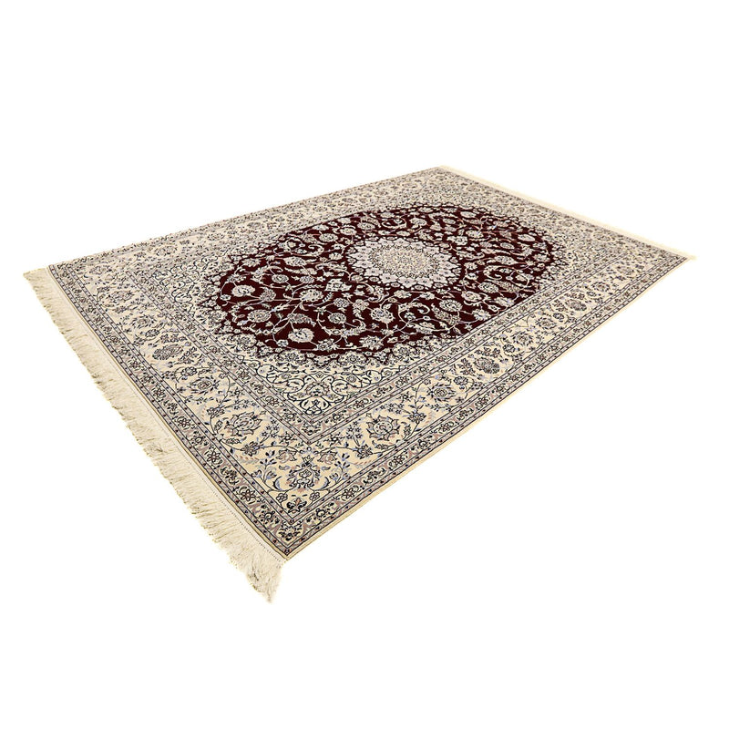 Tapete Persa - Nain - Premium - 298 x 201 cm - vermelho escuro