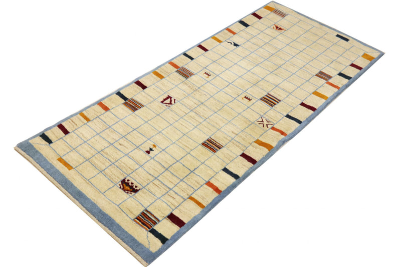 Gabbeh persa Tapete 199x83cm - Perserteppich Wollteppich