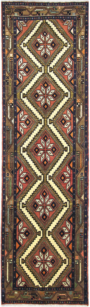 Läufer Perser - Nomadic - 288 x 77 cm - dunkelbeige