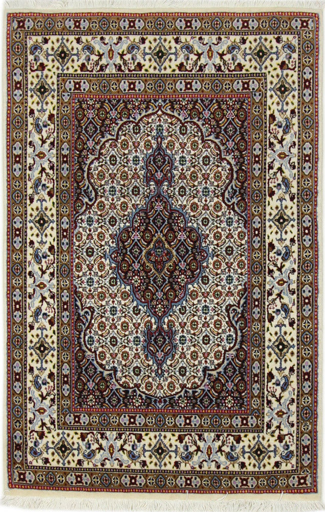 Perserteppich - Classic - 145 x 94 cm - dunkelbeige