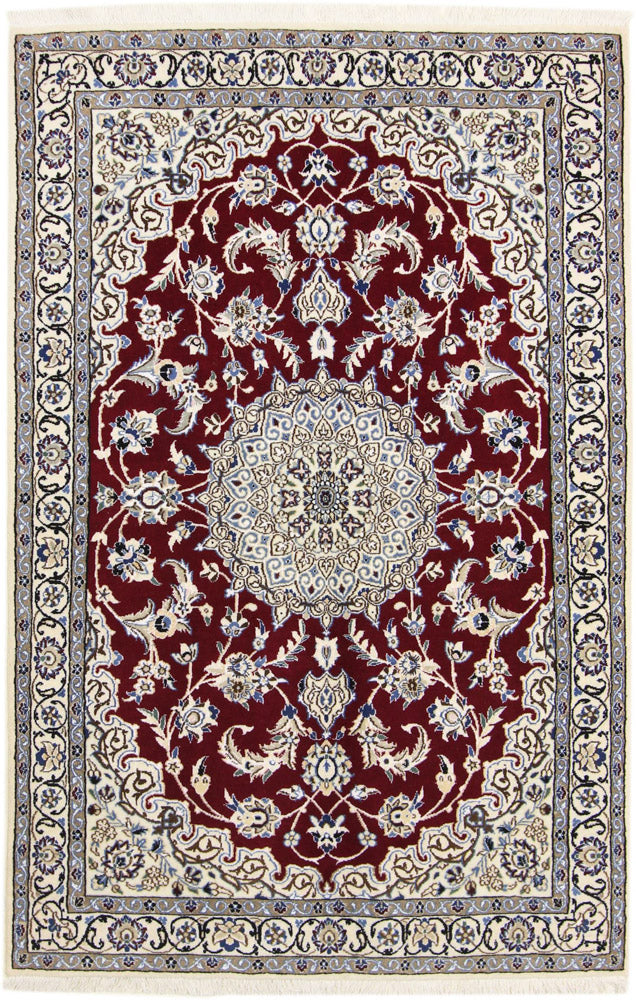 Perserteppich - Nain - 180 x 118 cm - rot