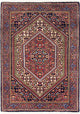 Perserteppich - Bidjar - 104 x 75 cm - rost