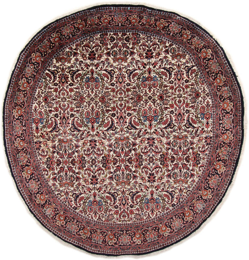 Perserteppich - Bidjar rund  - 205 x 202 cm - rost