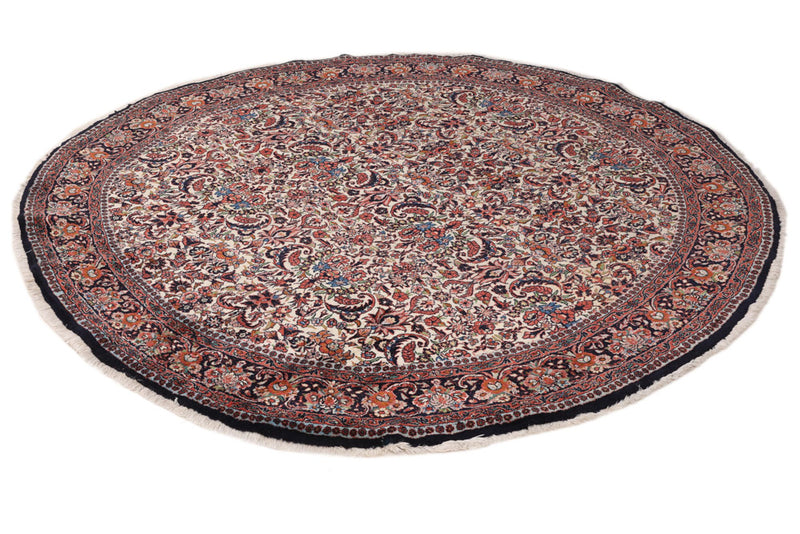 Perserteppich - Bidjar rund  - 205 x 202 cm - rost