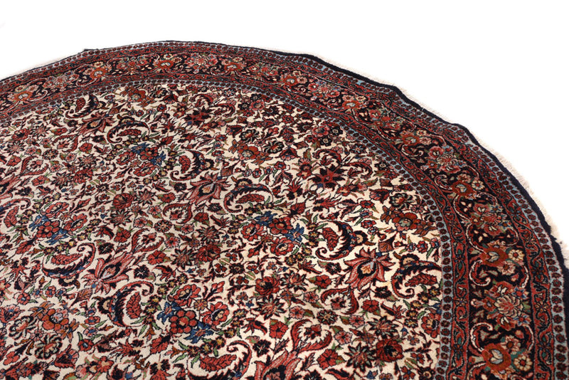 Perserteppich - Bidjar rund  - 205 x 202 cm - rost