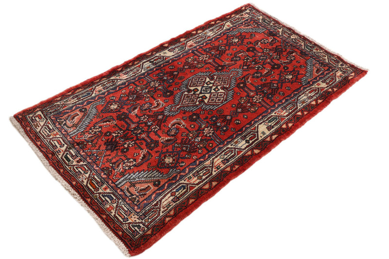 Perserteppich - Nomadic - 140 x 80 cm - rot