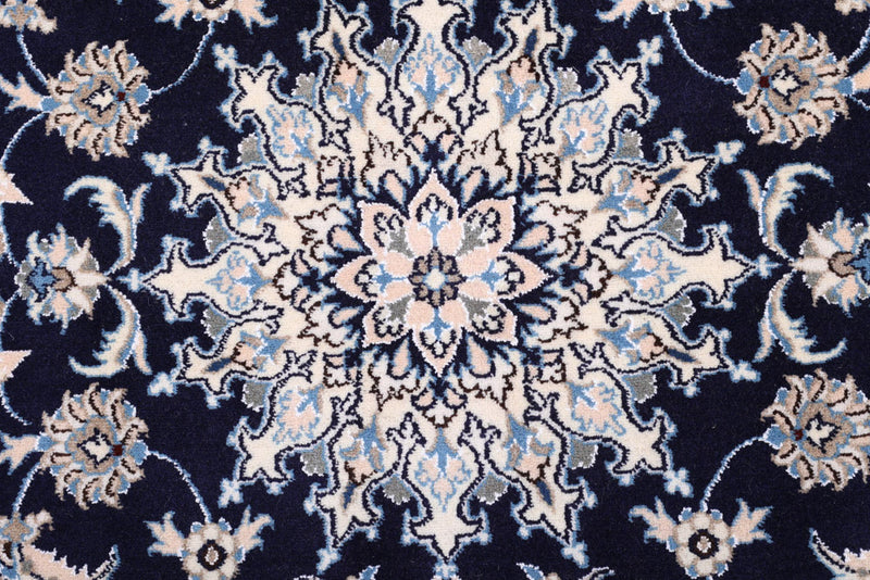 Perserteppich - Nain - 202 x 119 cm - dunkelblau