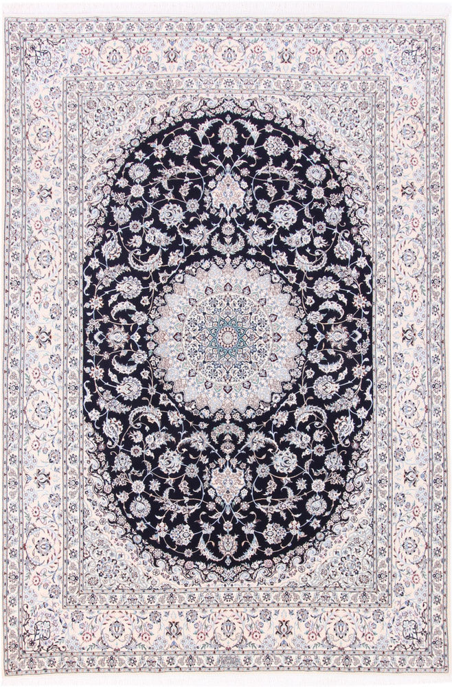 Perserteppich - Nain - Premium - 309 x 206 cm - dunkelblau