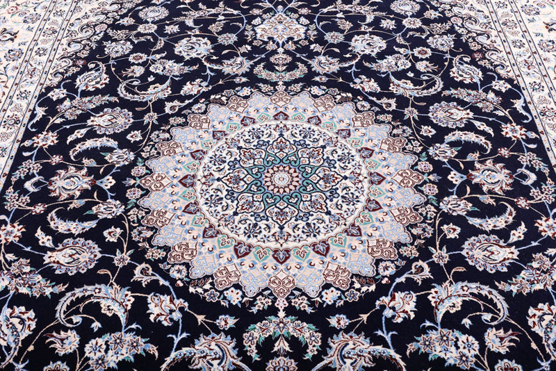 Perserteppich - Nain - Premium - 309 x 206 cm - dunkelblau