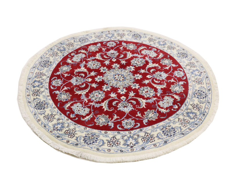 Perserteppich - Nain rund  - 150 x 150 cm - rot