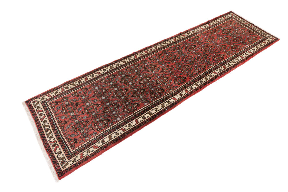 Läufer Perser - Nomadic - 280 x 80 cm - dunkelrot