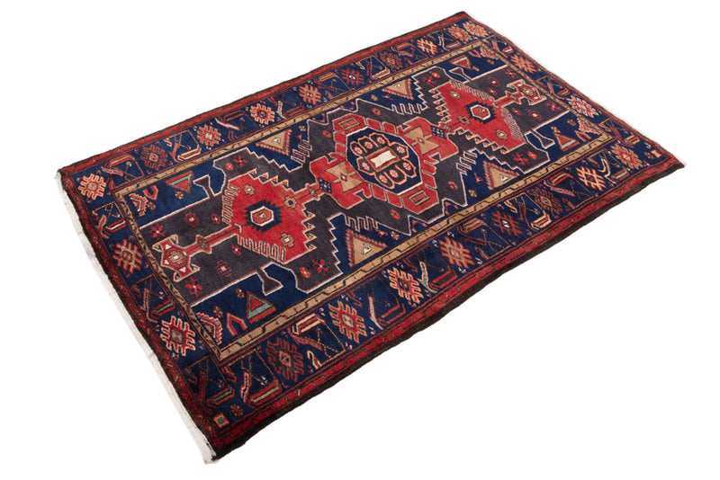 Perserteppich - Nomadic - 205 x 140 cm - dunkelrot