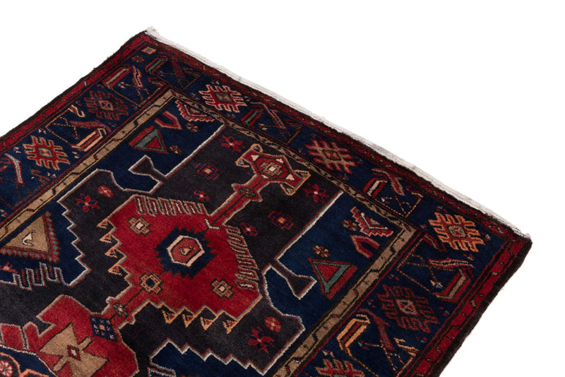 Perserteppich - Nomadic - 205 x 140 cm - dunkelrot