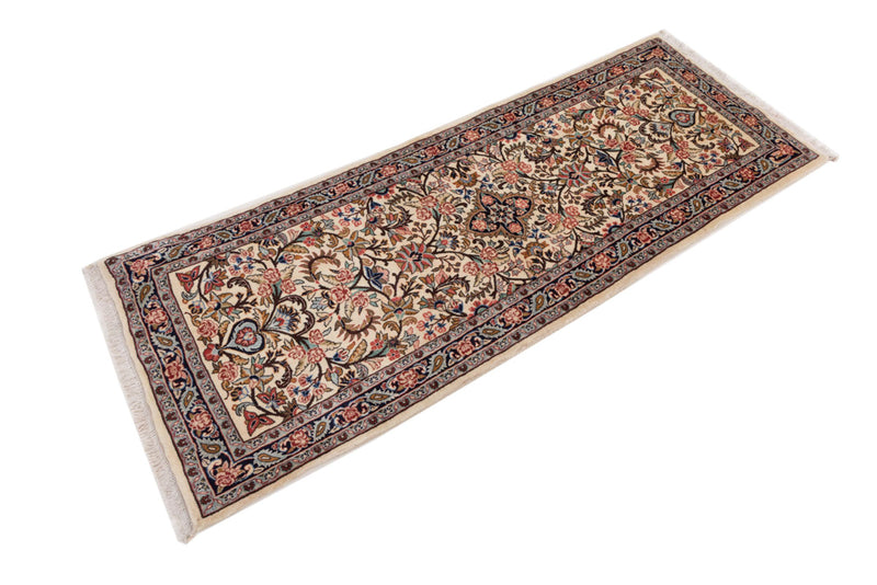 Läufer Perser - Ghom - 210 x 80 cm - creme