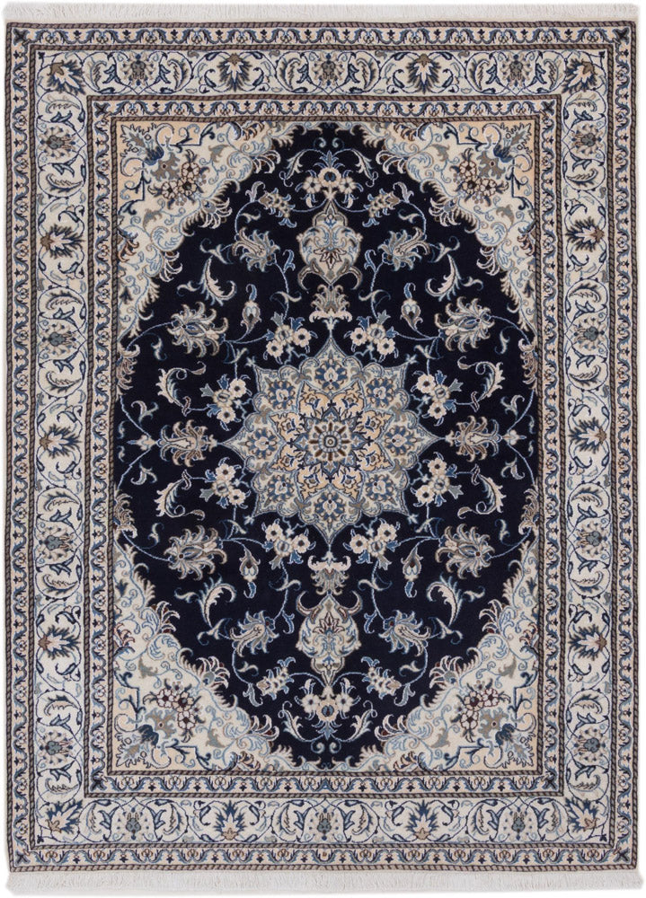 Perserteppich - Nain - 228 x 170 cm - dunkelblau