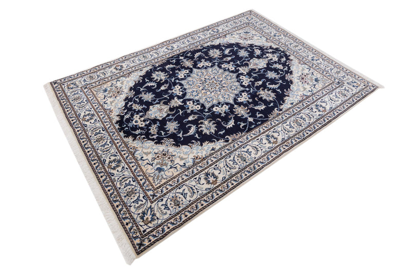 Perserteppich - Nain - 228 x 170 cm - dunkelblau