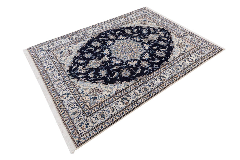Perserteppich - Nain - 228 x 170 cm - dunkelblau