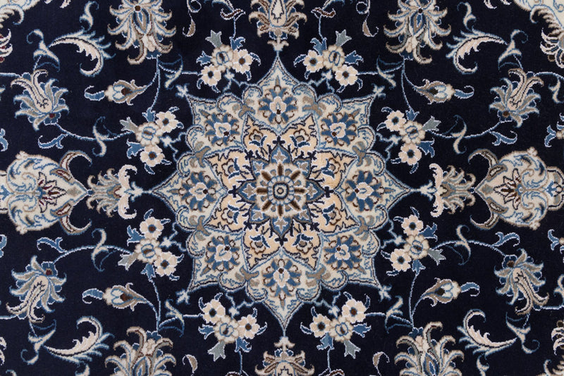 Perserteppich - Nain - 228 x 170 cm - dunkelblau