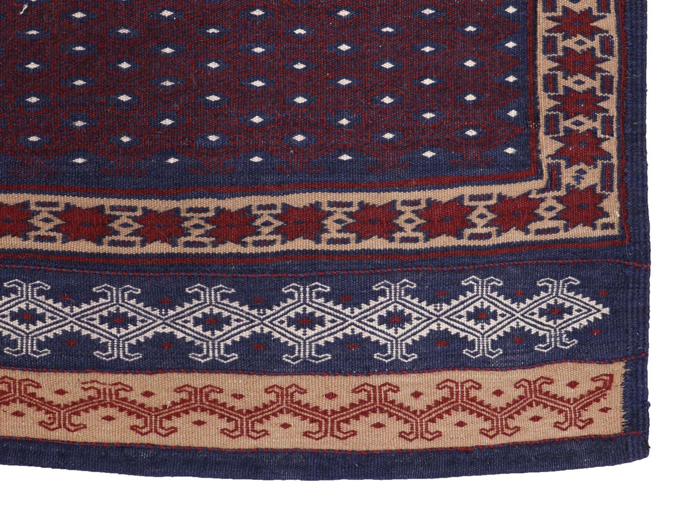 Kilim afegão Tapete 146x135cm
