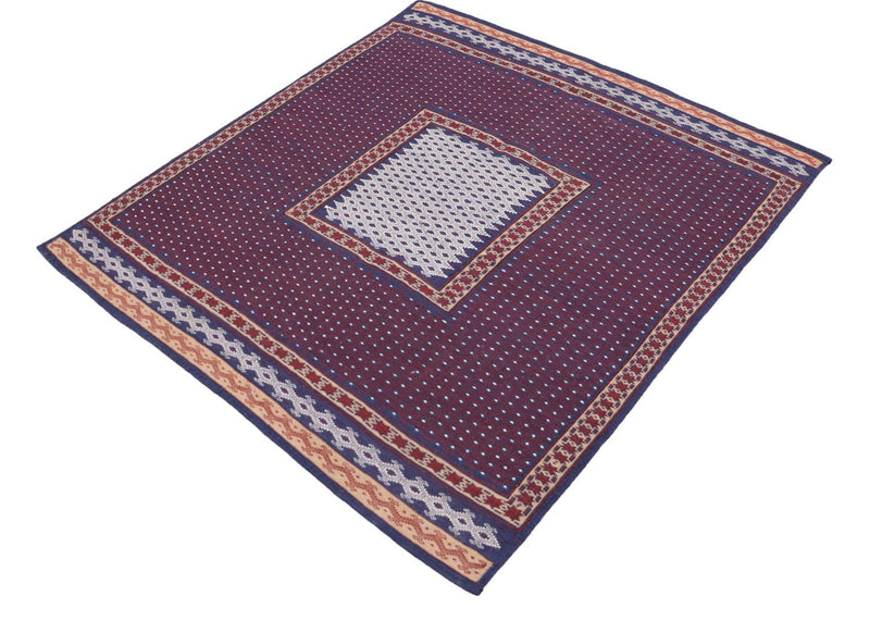 Kilim afegão Tapete 146x135cm