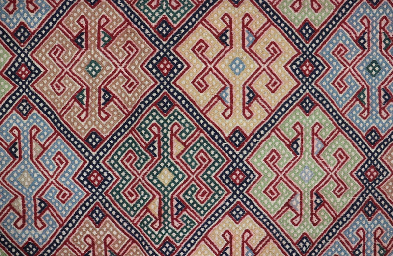 Kilim afegão Tapete 205x178cm