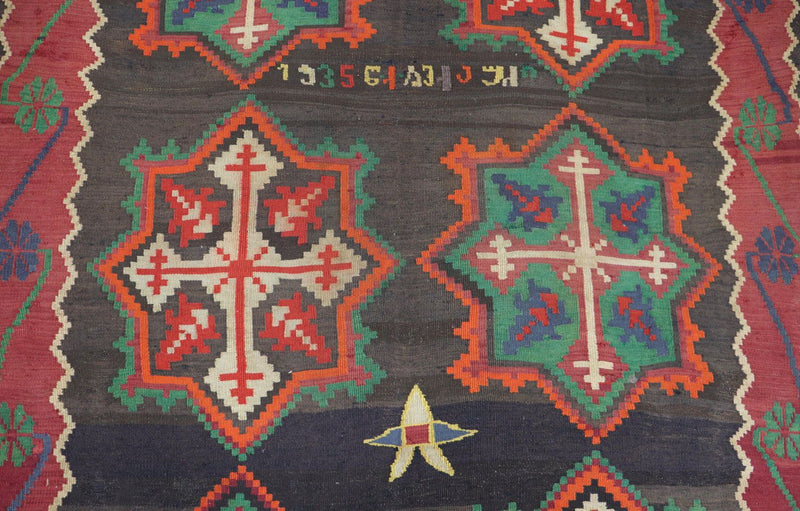 Kilim afegão Tapete 158x303cm