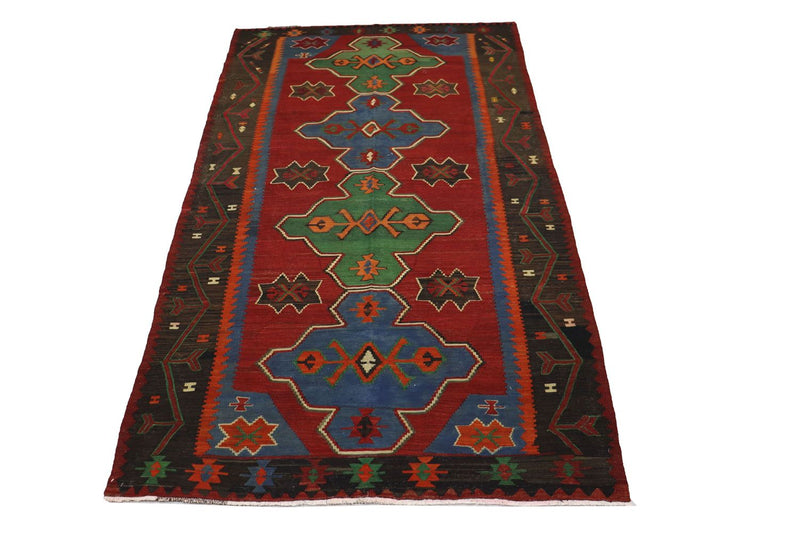 Kilim afegão Tapete 284x165cm