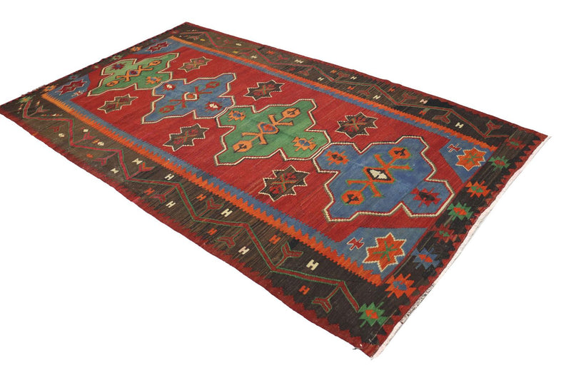 Kilim afegão Tapete 284x165cm