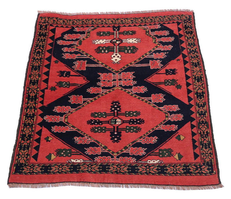 Tapete afegão 154x126cm - Tapete Oriental