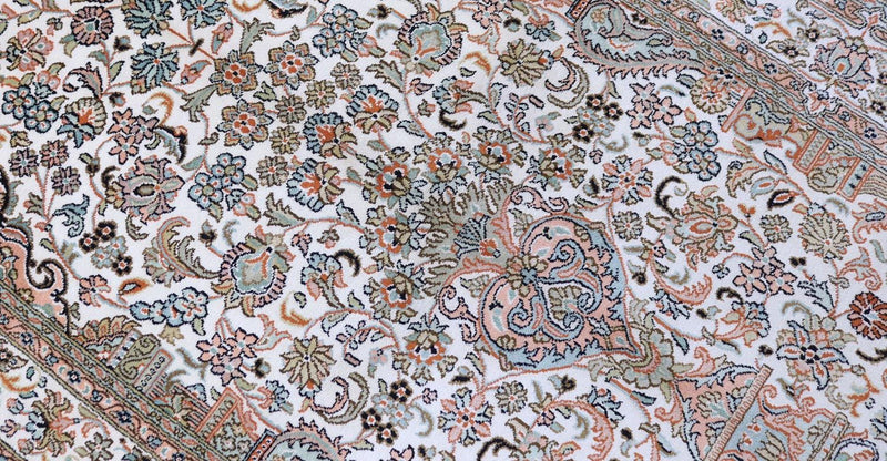 Seda da Caxemira Tapete 158x96cm - Tapete Oriental