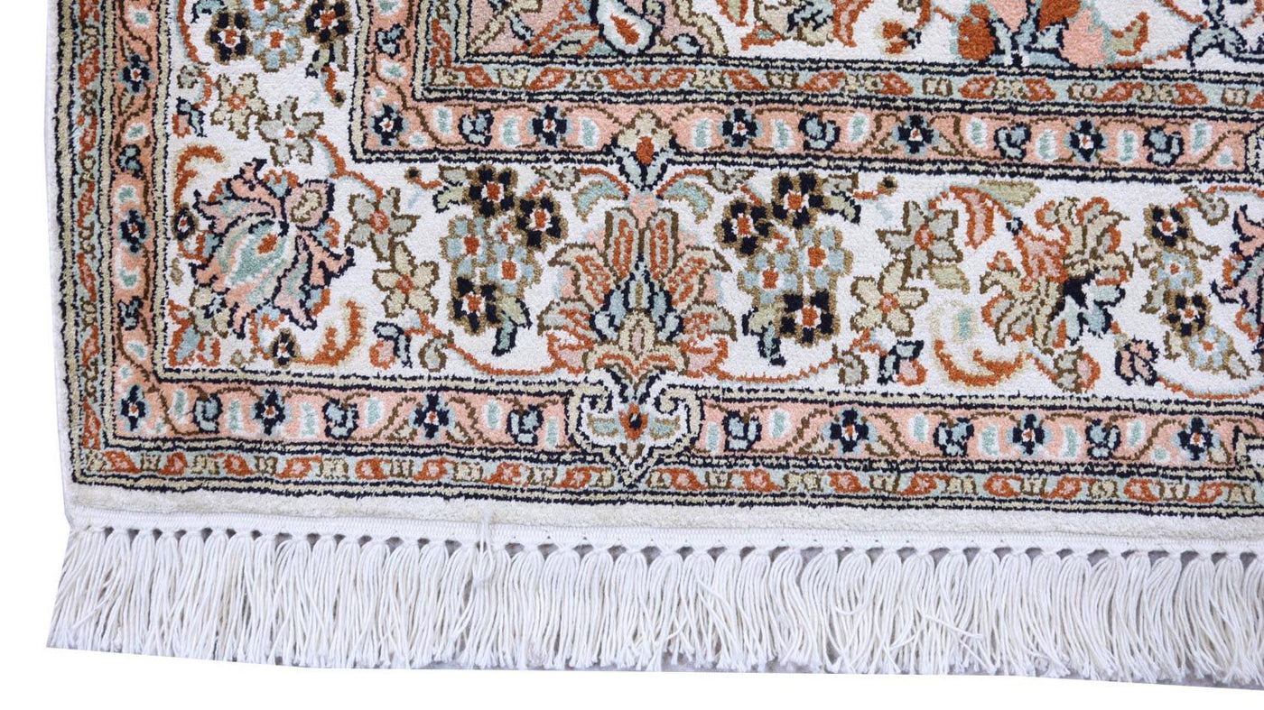 Seda da Caxemira Tapete 158x96cm - Tapete Oriental